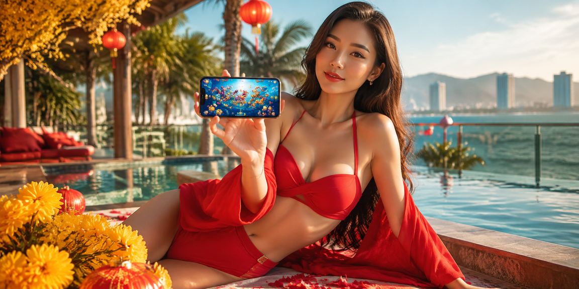 Khung cảnh giải trí và cá cược tại bãi biển Đà Nẵng buổi tối