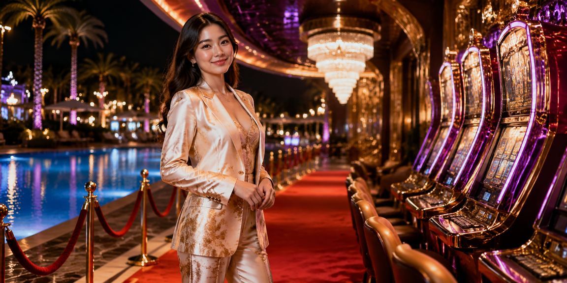 Người chơi trải nghiệm slot game với trang phục truyền thống tại Mũi Né